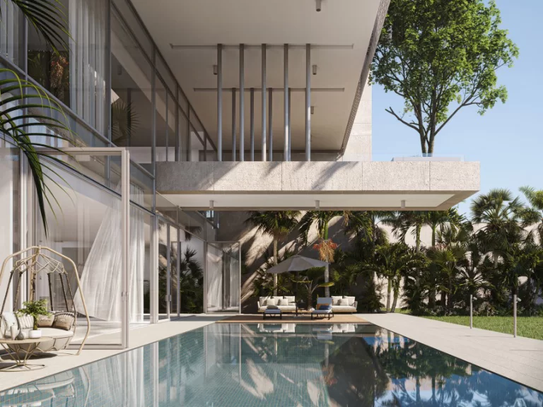 Monolithic House Private Villa by Ahmed Habib