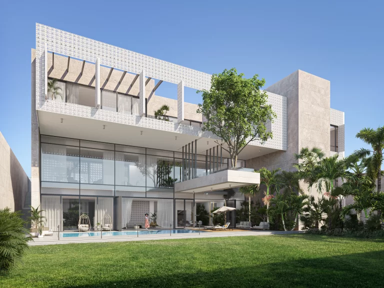 Monolithic House Private Villa by Ahmed Habib