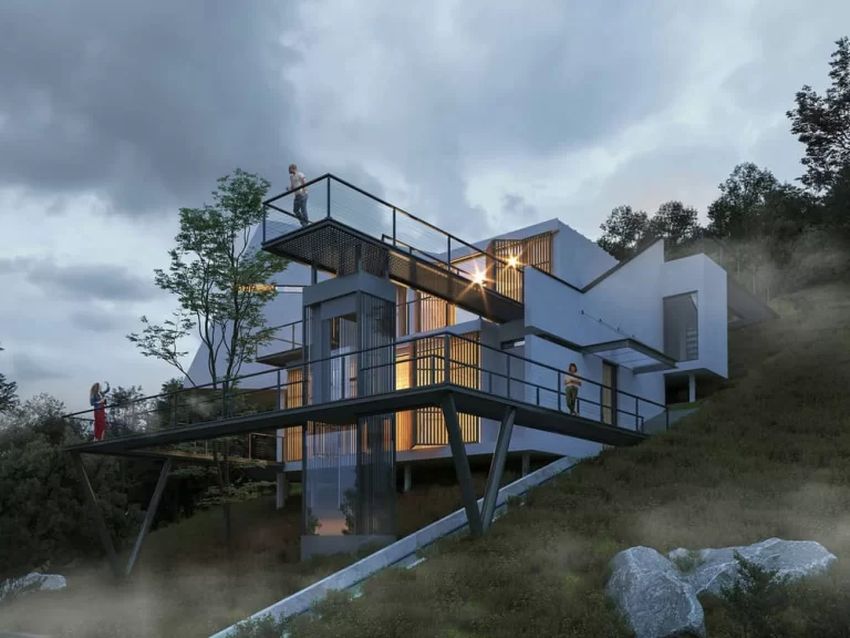 The Bridge House Private Residential by Soheil Afshar Mohammadian